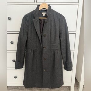 J.Crew Wool Blend Coat. Size 2. EUC